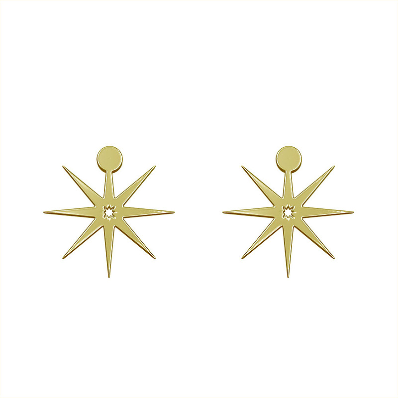 گوشواره طلا مدل ستاره کد GA15500