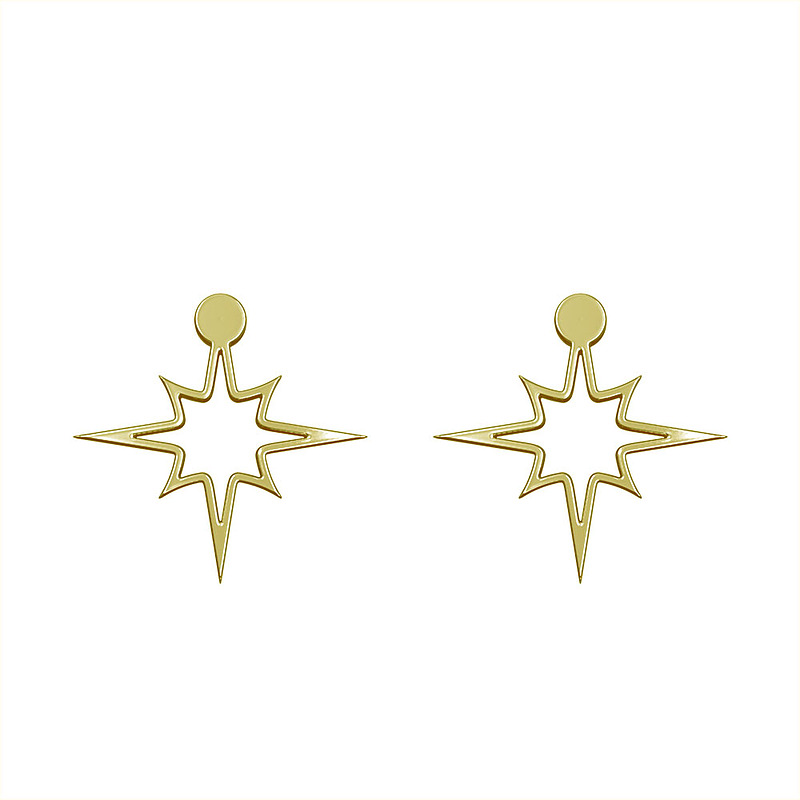 گوشواره طلا مدل ستاره کد GA15544
