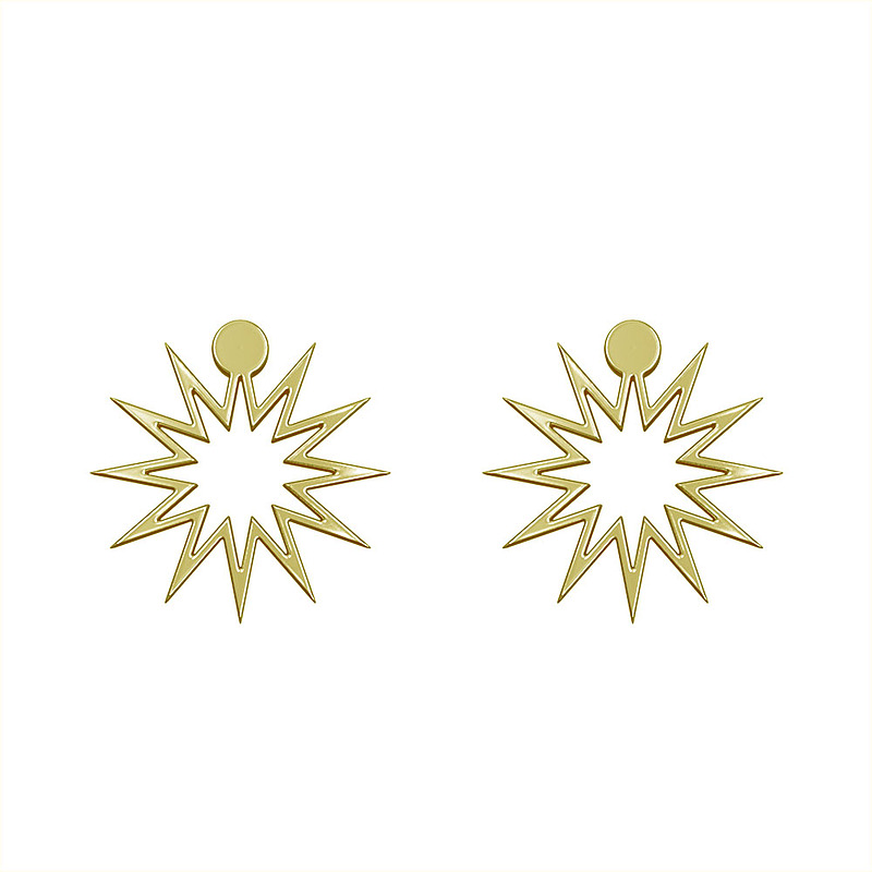 گوشواره طلا مدل ستاره کد GA15546
