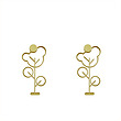 گوشواره طلا مدل درخت کد GA15789