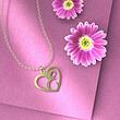 گردنبند طلا 18 عیار زنانه مدوپد مدل حرف E کد RR1243