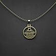 گردنبند طلا فرشته 18 عیار  کد NN1186