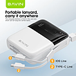 BAVIN Custom PC009 22.5W 10000mAh Super Charging Portable Mini Outdoor Travel Cell Mobile Phone USB Cable Power Bank پاور بانک ۱۰۰۰۰میلی آمپر باوین