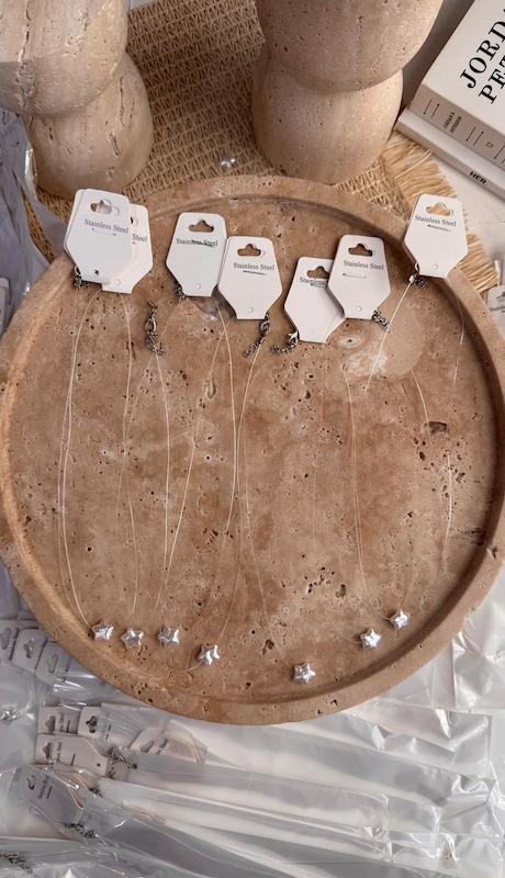 گردنبند نامرئی باروک ستاره