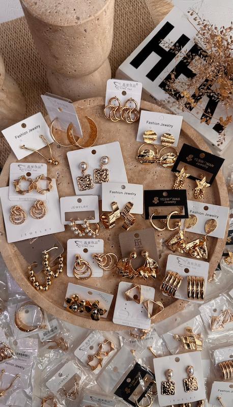 گوشواره طرح طلا پاییزی