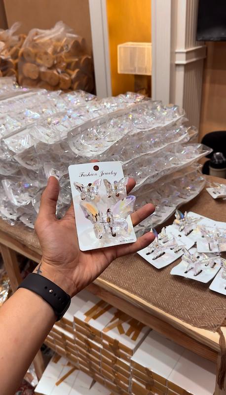 پک ۳ تایی کیلیپس هولوگرامی پروانه