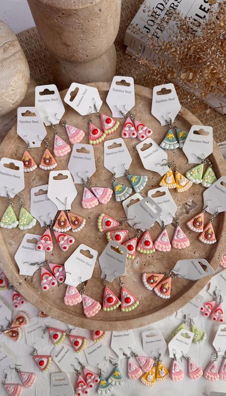 گوشواره فانتزی کیک