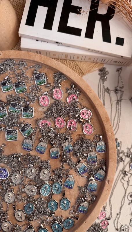 گردنبند میناکاری