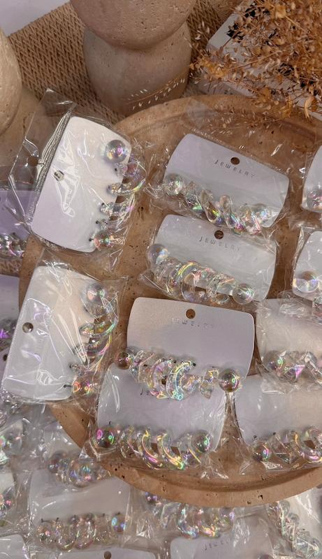 پک گوشواره ۳ جفتی هولوگرامی