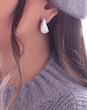 گوشواره تابستونی نقره ای