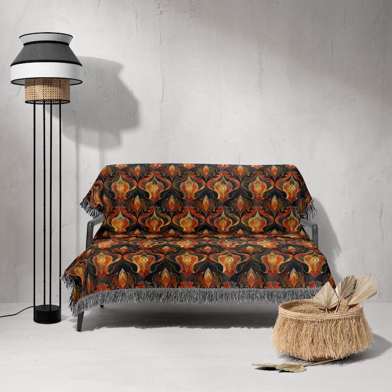 شال مبل کلاسیک ریشه دار 429