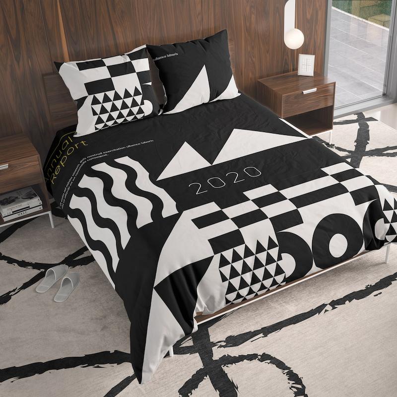 رو تختی دو نفره مدرن 45