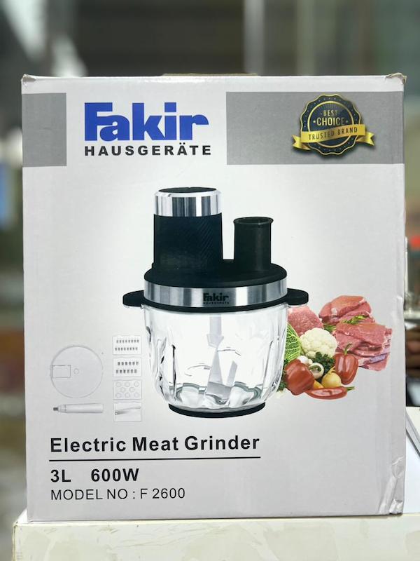 خردکن چندکاره فکر مدل FAKIR F2600 ظرفیت ۶۰۰ وات با ۶ تیغه