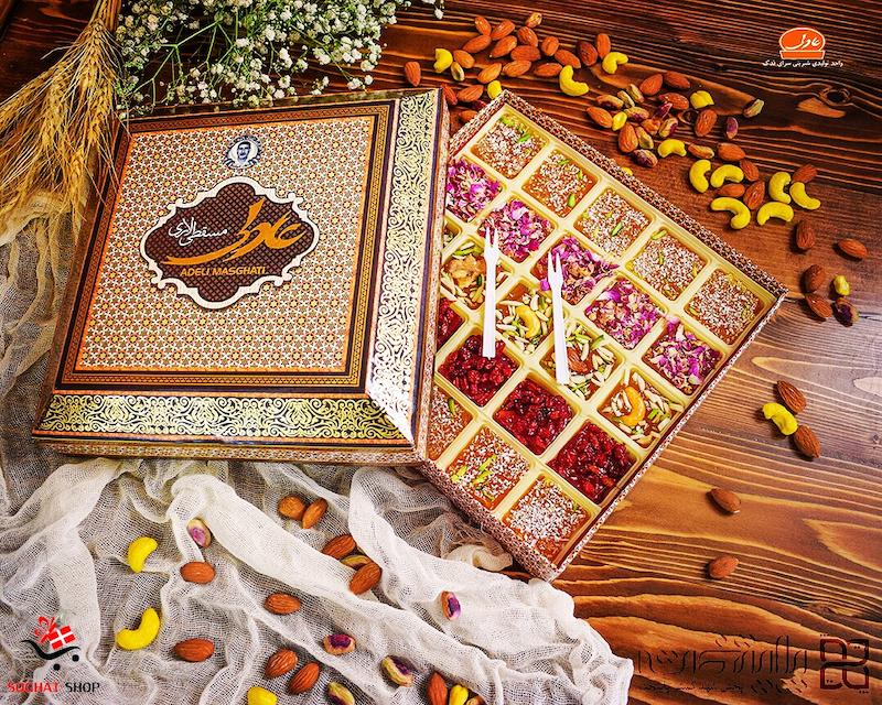 مسقطی کادویی کلیجه طرح کلات عادلی