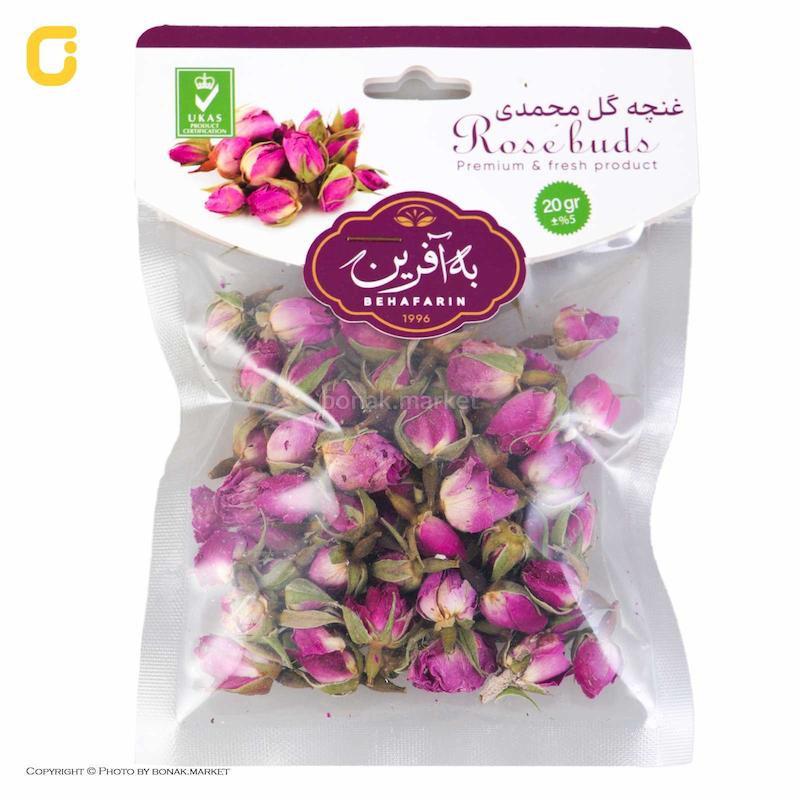 غنچه گل محمدی به آفرین