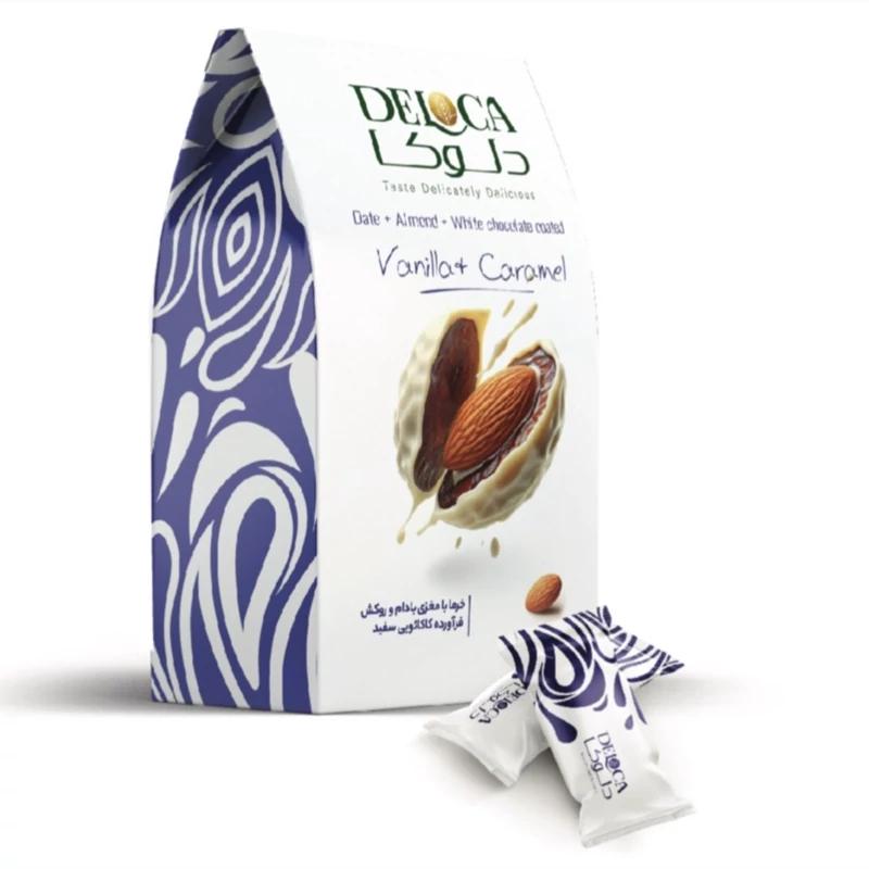 خرما شکلاتی سفید دلوکا