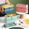 ظرف غذا دو طبقه lunch box ظرفیت 1400 میل