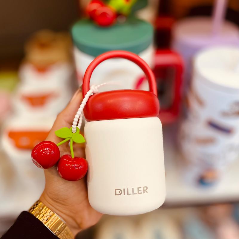 مینی فلاسک 200 میل برند دیلر Diller مدل چری