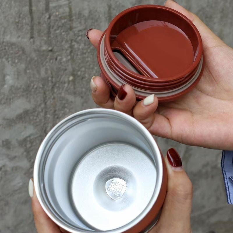 تراول ماگ مدل چرمی ۲۸۰ میل برند HSCUP