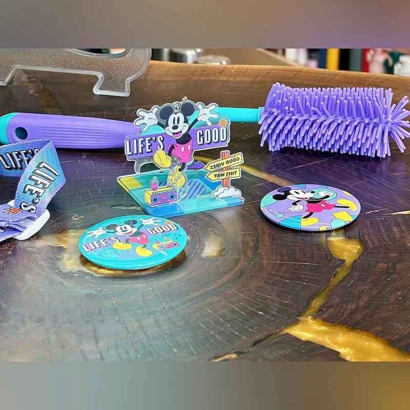 ست کادویی فلاسک کودک ۵۵۰ میل دیزنی Disney طرح میکی موس دوحالته نی‌دار و آسان‌نوش
