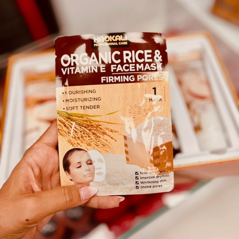 پک هدیه مراقبت پوستی مدل جدید عصاره برنج ۶ عددی | ست روتین پوستی آبرسان و روشن کننده + ماسک هدیه
