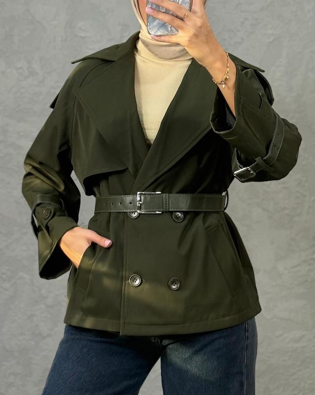 بارانی کمرچرم کد 2029