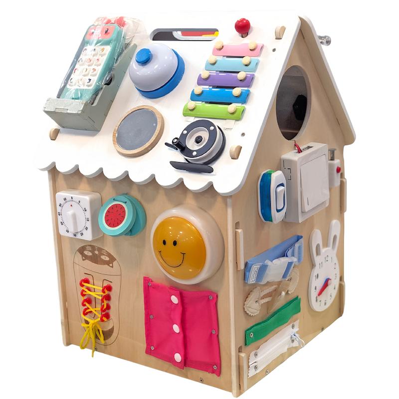 بیزی برد چوبی طرح کلبه