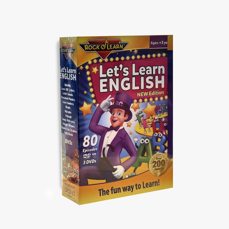  Lets Learn English New Edition, Rock and Learn, آموزش زبان انگلیسی کودک, DVD آموزش زبان انگلیسی, آموزش انگلیسی تصویری, آموزش زبان 3 تا 14 سال, پکیج آموزش زبان انگلیسی, یادگیری زبان انگلیسی, آموزش زبان کودک, DVD آموزشی زبان