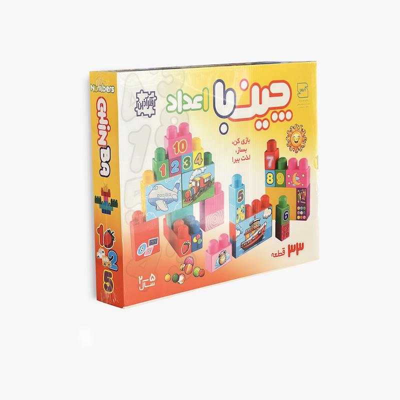  چین با مدل اعداد, بازی چین با مدل, بازی فکری کودک, بازی آموزشی کودک, آموزش اعداد, بازی ساختنی, اسباب بازی فکری, بازی کودک
