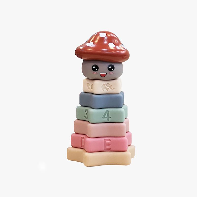  Silicon Intelligence Tower, Soft Lenga, برج هوش سیلیکونی, اسباب بازی نوزاد, اسباب بازی حسی, اسباب بازی +6 ماه, تقویت مهارت حرکتی, تقویت حواس نوزاد