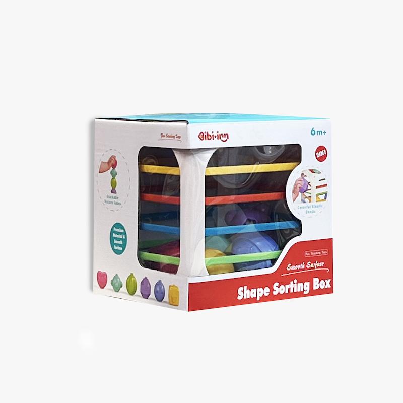  جعبه جورچین کودک, جایگذاری اشکال, جورچین اشکال, اسباب بازی آموزشی نوزاد, اسباب بازی +۶ ماه, بازی فکری نوزاد, تقویت مهارت حرکتی, هماهنگی چشم و دست, اسباب بازی حسی