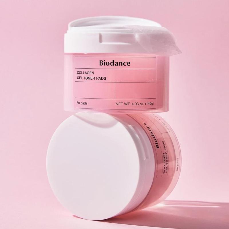✨ پد تونر صورتی بایودنس (Biodance Collagen Gel Toner Pads)