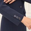 مانتو کرپ-سرمه ای