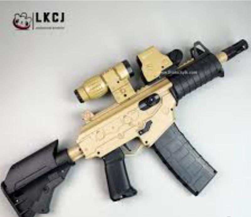 اسباب بازی تفنگ شارژی خشاب برقی تیر ژله ای آیتم 729