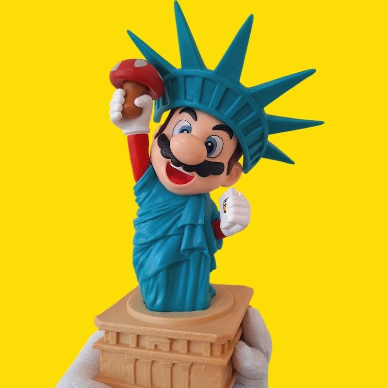 فیگور بازی سوپر ماریو (قرچ خور) طرح مجسمه آزادی