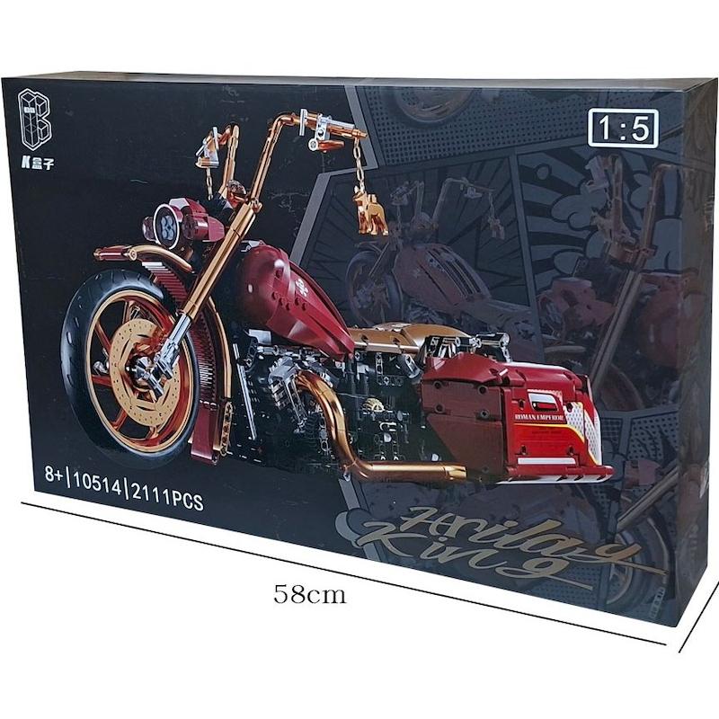لگو ساختنی موتور هارلی دیویدسون 2111 قطعه ای کد 10514