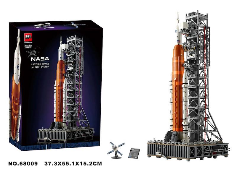 لگو ساختنی آیکونز ۳۶۴۴ قطعه آیتم 68009  سیستم پرتاب آرتمیس ناسا LEGO Icons NASA Artemis Space Launch System Set
