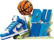 لگو کتانی نایک جردن 1180 قطعه مدل Nike Dunk X 45188