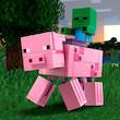 لگو ساختنی ماینکرافت مدل BigFig Pig with Baby Zombie  ظرفیت ۱۵۹ قطعه آیتم 11473