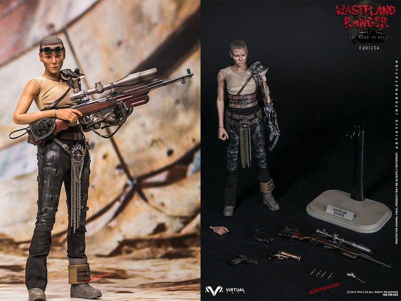 اکشن فیگور شارلز ترون مد مکس فیوریثا MAD MAX WASTELAND RANGER FURIOSA 1/6 Virtualtoys