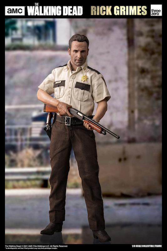 اکشن فیگور ریک گریمز از فیلم مردگان متحرک مقیاس ۱/۶ برند تری زیرو The walking dead action figure 1/6 scale Rick grimes 