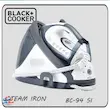 اتو بخار مخزن‌دار بلک کوکر (BLACK COOKER) مدل BC94SI – اتوی حرفه‌ای با بخار قوی و عملکرد سریع