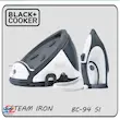 اتو بخار مخزن‌دار بلک کوکر (BLACK COOKER) مدل BC94SI – اتوی حرفه‌ای با بخار قوی و عملکرد سریع