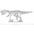 لگو ساختنی فسیل دانیاسور tyrannosaurus rex آیتم 66809 تعداد قطعات 3145