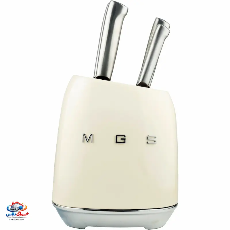 ست کارد و ساطور MGS ام جی اس | تیغه استیل ضدزنگ، دسته ارگونومیک، مناسب آشپزخانه و قصابی