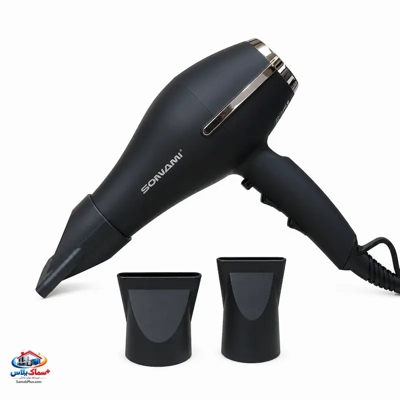 خرید سشوار حرفه‌ای سونامی ژاپن 2200 وات | موتور سنگین فول مس | بدنه مخملی | 18 ماه گارانتی