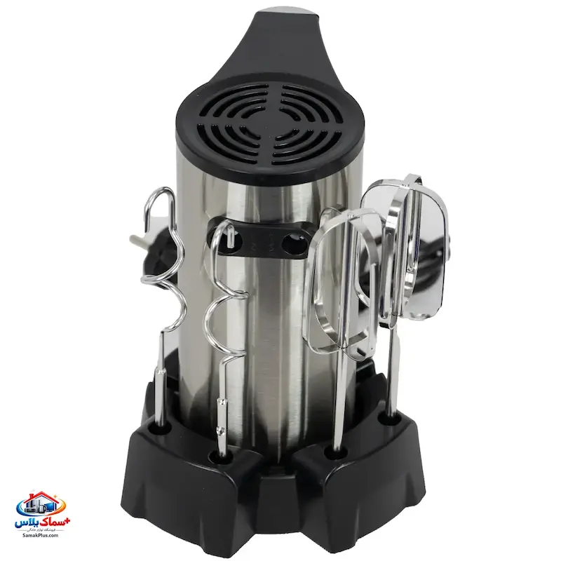 خرید همزن دستی نانیوا مدل N-644 | همزن برقی 5 سرعته با 4 سری استیل | Naniwa Hand Mixer N-644