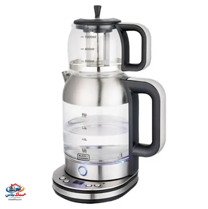 خرید چای ساز بلک کوکر مدل BCTM-01A | چای ساز برقی 1800 وات با گرم نگهدارنده و فیلتر تفاله‌گیر اصلی