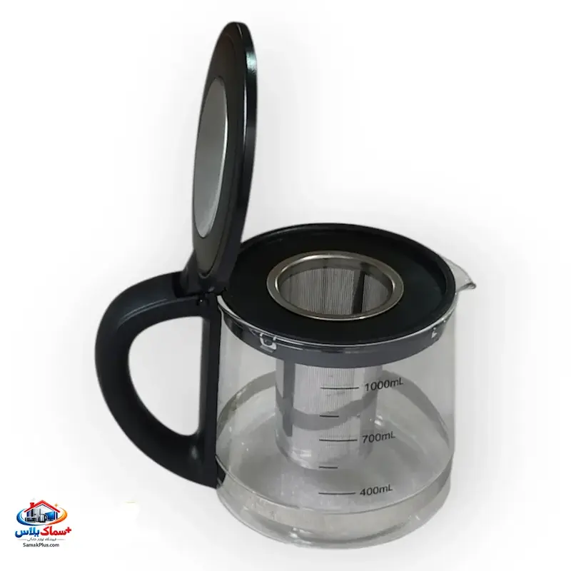 خرید چای ساز بلک کوکر مدل BCTM-68S | چای ساز کنارهمی 1500 وات با تنظیم دما، کتری 1.8 لیتری و قوری 1 لیتری