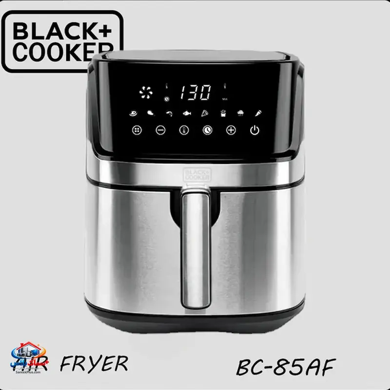 خرید سرخ کن بدون روغن 10 لیتری بلک کوکر مدل BC-85AF | هواپز دیجیتال دو المنت با آب‌پاش و فناوری گردش هوای سریع